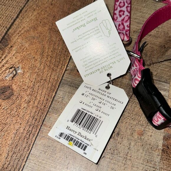 Harry Barker Collar & Leash Pink New Unused - Picture 5 of 8